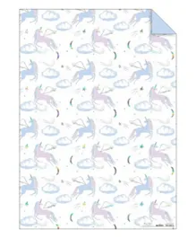 Meri Meri Pegasus Gift Wrap Roll Pack of 3 - Multicolor