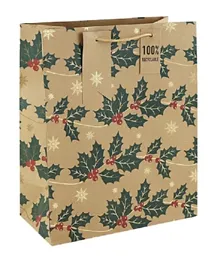 Eurowrap Extra Large Leaf Print Traditional Gift Bag