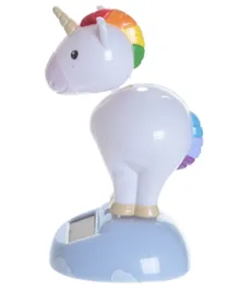 Puckator Enchanted Rainbow Unicorn Solar Pal - White