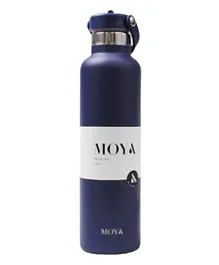 Moya Black Sea Insulated Sustainable Water Bottle Navy - 700mL