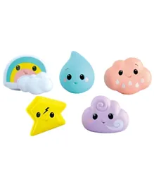 Playgo Bathtime Weather Pals Pack Of 5 -Multicolour