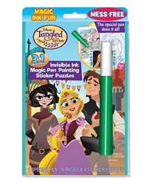 Disney Tangled Series Royally Fearless Magic Pen Painting Book- Multicolor