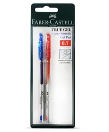 Faber-Castell Gel Pen 0.7 Pack of 2 - Blue & Red Ink