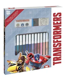 Multiprint Italia Transformer Marker Pens and Stamps Art Set - 21 Pieces