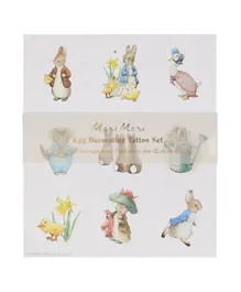 Meri Meri Peter Rabbit In The Garden Egg Decorating Tattoo Set