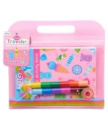 Ooly Mini Traveler Coloring & Activity Kit - Sugar Joy