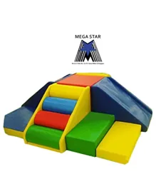 Megastar Soft Play Zone   Multi Pyramids Fun Arena - Multicolour
