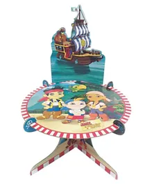 Party Centre Jake & The Never land Pirates Single Level Cake Stand - Multicolour