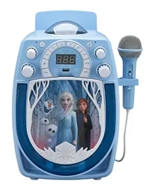 iHome KIDdesigns Frozen Bluetooth Sing Along Karaoke Machine - Blue