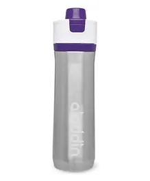 Aladdin Active Hydration Thermavac Stainless Steel Water Bottle Purple - 0.6L