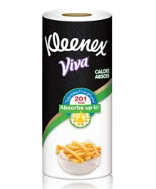 Kleenex Viva  Calorie Absorb Premium Oil Absorbing Kitchen Towel Roll Pack of 1 -  50 Sheets