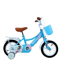 MYTS JNJ Kids Bicycle With Basket - Light Blue