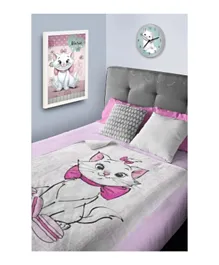 Disney Marie Polar Fleece Blanket for Kids  - Pink