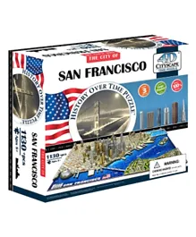 4D Cityscape San Francisco Jigsaw Puzzle Multi Color - 1130+ Pieces