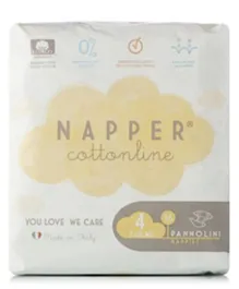Napper Cotton Line Diapers Soft Hug Parmon size 4 - 16 Pieces