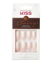 Kiss Classy Nails KCS01C - 28 Pieces