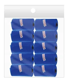 إيه تو زد - أكياس قابلة للتصرف معطرة لون أزرق بحري عبوة من 10 - 150 قطعة
