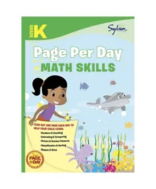 Kindergarten Page Per Day Math Skills Book - English