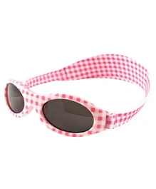 Banz Adventure Baby Sunglasses - Pink Check