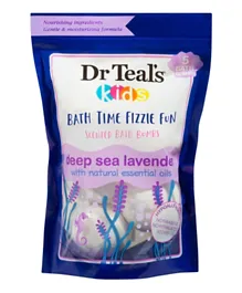 Dr Teal's Kids Scented Bath Bombs Deep Sea Lavender Pack Of 5 - 45g each