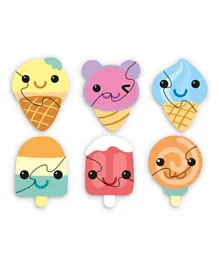 Little Story 6-in-1 Matching Puzzle Educational & Fun Game - Ice Cream