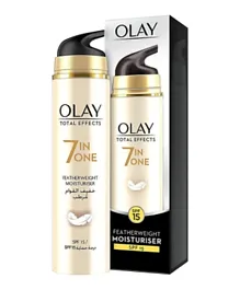 Olay Total Effects 7in1 Feather Weight Moisturiser  with SPF15 - 50ml