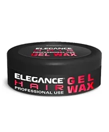 Elegance Hair Gel Wax Black - 140 g