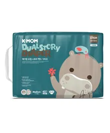 Mother K K-MOM Dual Story Medium Diaper -  28 Pieces