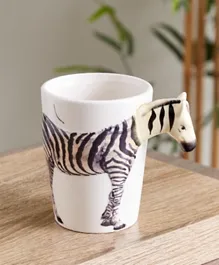 HomeBox Cypher Zebra Ceramic Mug - 400 ml