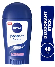 Nivea Protect & Care Antiperspirant for Women No Ethyl Alcohol Stick - 40ml