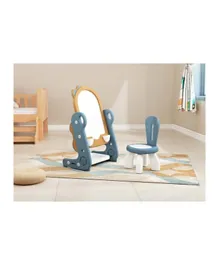 Lovely Baby Drawing Board and Chair - Blue