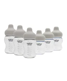 Brother Max PP Extra Wide Feeding Bottles - Pack of 6