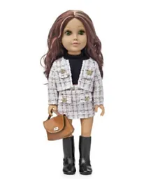 بي تي تي - دمية فتاة أنيقة  بفستان كلاسيكي وحقيبة يد - ١٨ بوصة