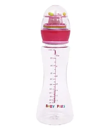 Baby Plus Streamline Feeding Bottle Dark Pink - 240 ml