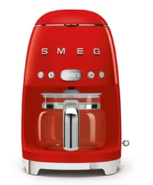 Smeg 50'S Retro Style Drip Filter Coffee Machine 1.4L 1050 W DCF02RDUK - Red