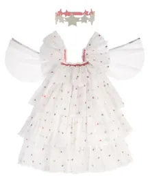 Meri Meri Sequin Tulle Angel Dress Up - White