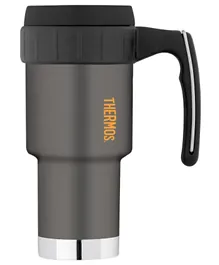 Thermos Double Wall Stainless Steel Insulated Mug With Handle Anthracite - 590ml