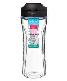 Sistema Tritan Swift Water Bottle Black - 600mL
