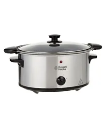 Russell Hobbs Stainless Steel Slow Cooker with Searing Pot 3.5L 160W 22740-56 - Silver