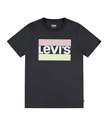 Levi's LVB Logo T-Shirt - Dark Shadow