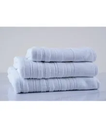 PAN Home Hampton Textured Bath Towel - White