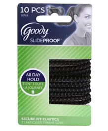 Goody Ouchless Braided Elastics Black - Pack of 10