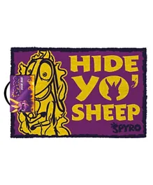 Pyramid International SPYRO 'Hide Yo' Sheep' Doormat - Purple