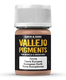 Vallejo Pigment 73.119 European Earth - 35mL