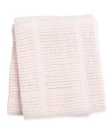 Lulujo Baby Cellular Blanket - Pink