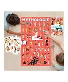 Poppik Educational Sticker Poster - Mythology