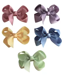 Viva La Bow Spring Bow Clips - Pack of 5