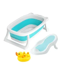 Star Babies Foldable Bathtub + Bath Support + 4 Duck Toy