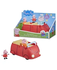 Peppa Pig Adventures Family Red Car Toy - Red
