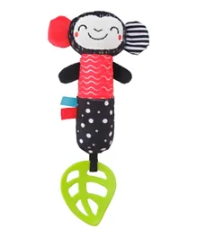 Moon Soft Plush Rattle Toy -Monkey